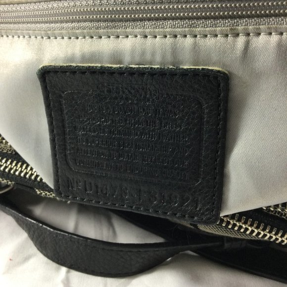 Coach Park Signature Triple Zip Satchel Black - Picture 9 of 16